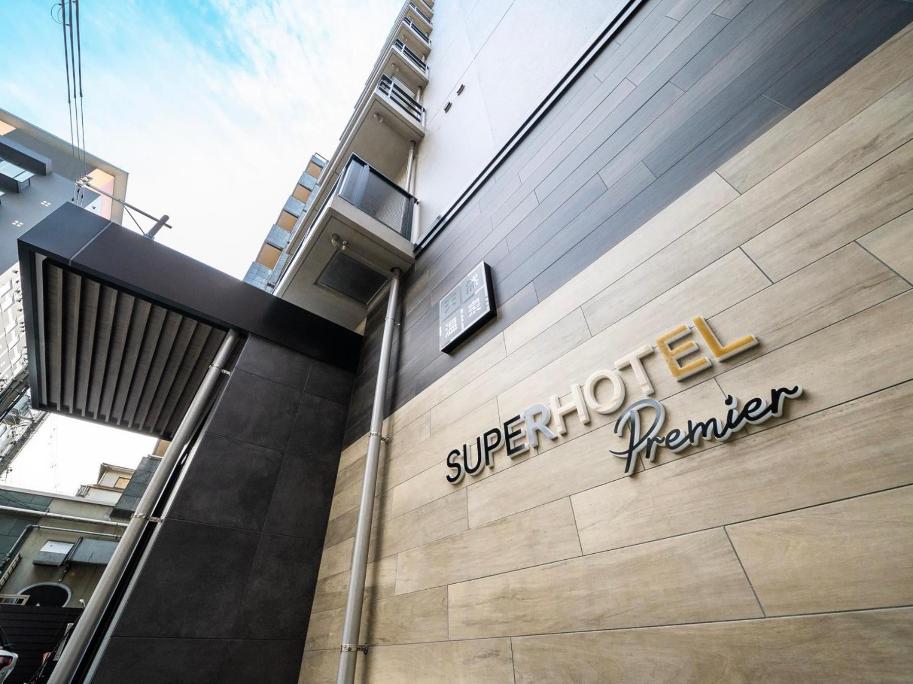 Super Hotel Premier Namba Shinsaibashi Natural Hot Spring Osaka Exteriör bild