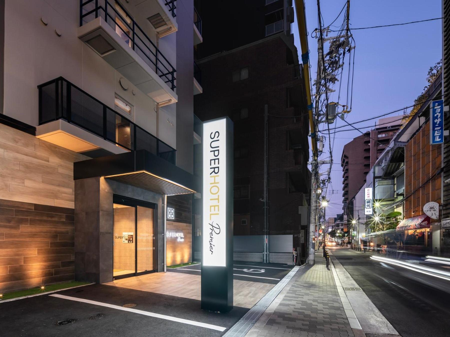 Super Hotel Premier Namba Shinsaibashi Natural Hot Spring Osaka Exteriör bild