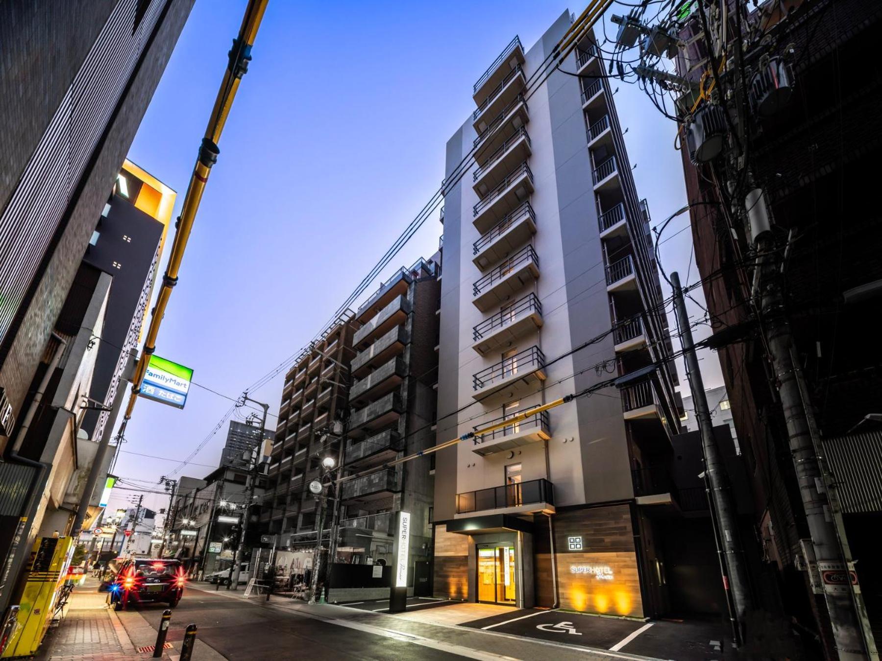 Super Hotel Premier Namba Shinsaibashi Natural Hot Spring Osaka Exteriör bild