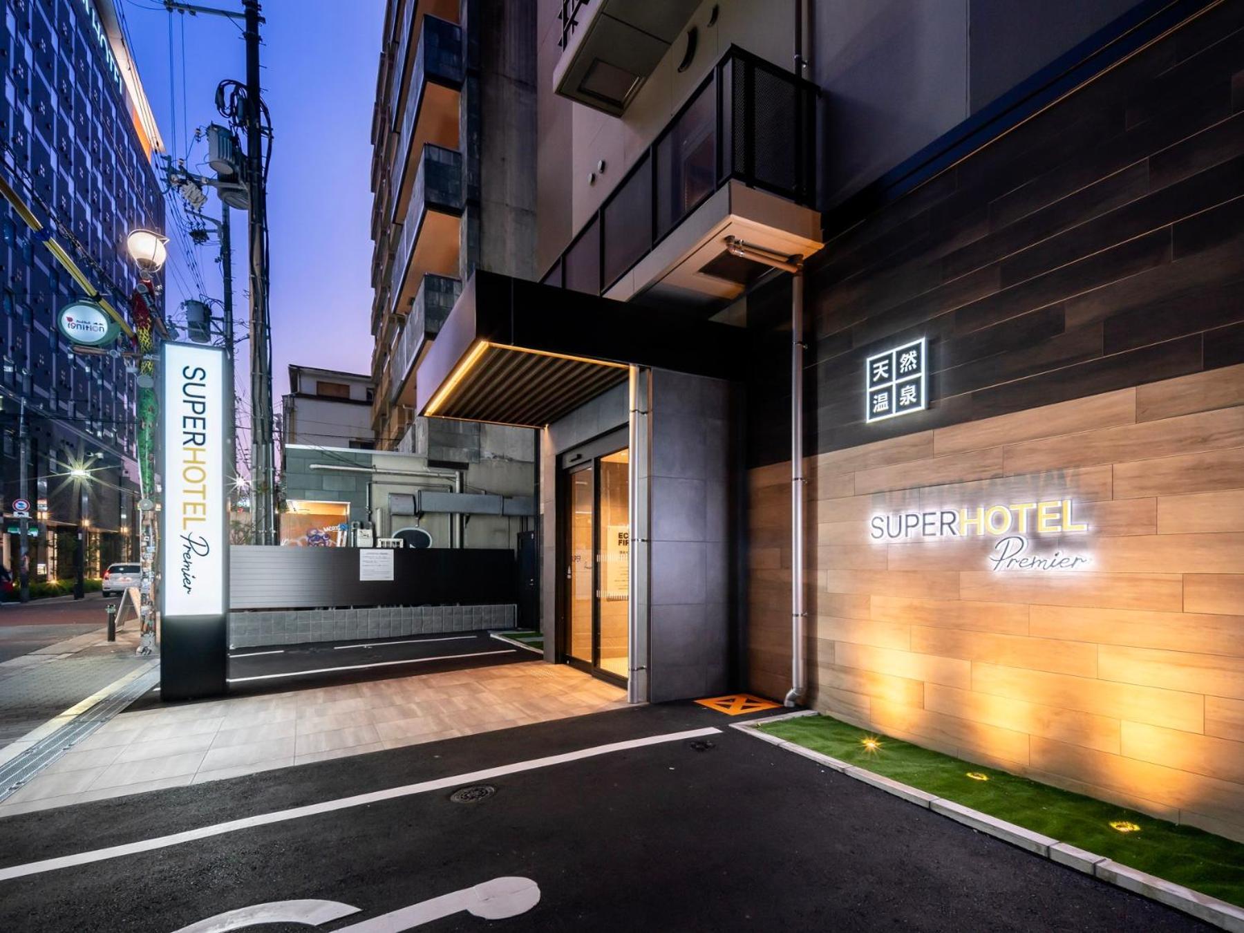 Super Hotel Premier Namba Shinsaibashi Natural Hot Spring Osaka Exteriör bild