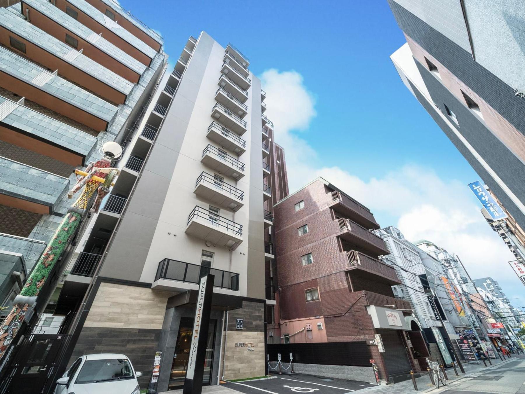 Super Hotel Premier Namba Shinsaibashi Natural Hot Spring Osaka Exteriör bild